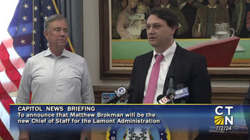 Click to Launch Capitol News Briefing with Governor Lamont to Announce a New Chief of Staff